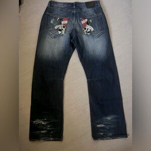 ED HARDY SKULL JEANS